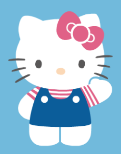 Hello kitty character portrait